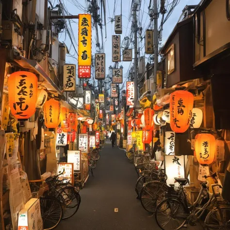飲み屋街～しょんべん横丁(大阪・十三)  / Bar Street - Shonben Yokocho (Juso, Osaka) SDXL