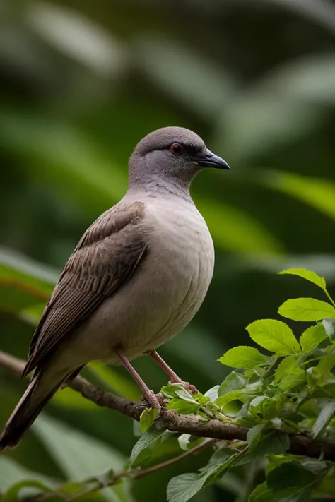 there is a bird that is sitting on a branch in the tree