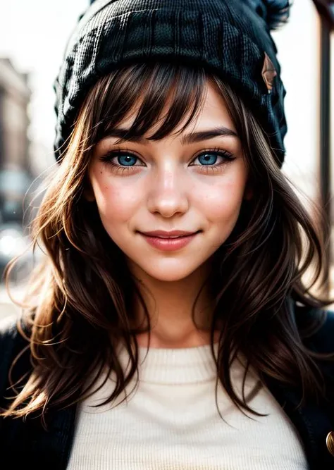 a portrait of a young girl with a collection of Beanie, (((closed mouth))), light smile, 
<lora:add_detail:0.5> realistic, <lora:contrast_slider_v10:2.5>