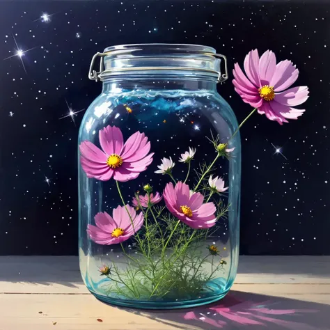 cosmos in the jar
 <lora:Expressive_H:1> <lora:Hood x Art [MockAi - v1.0]:1>