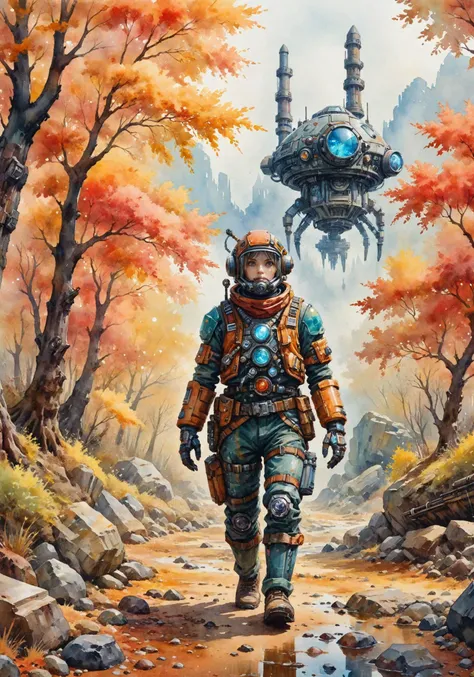 watercolor,
atompunk sci-fi autumn adventures,
<lora:ral-ntrgmstn:1>