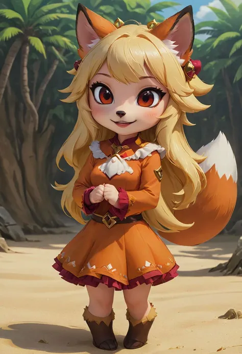 Furry VN CG art style