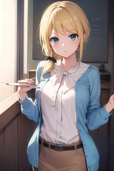 ellenbaker, <lyco:ellenbaker-lyco-nochekaiser:1>,
ellen baker, blonde hair, (green eyes:1.5), long hair, ponytail, scrunchie,
br...