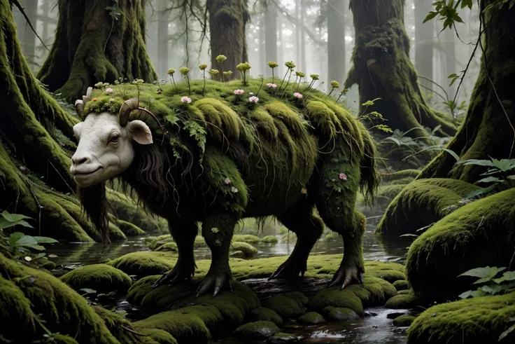 mossbeast ram <lora:mossbeast:0.8> <lora:add_detail:0.5> <lora:realistic:0.5>