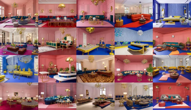 XSArchi_136Memphis Style interior孟菲斯风室内