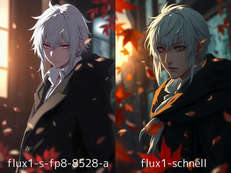 anime raw photo, cinematic still, (male scholar:1.1) , his hair is white, fall, shallow depth of field, detailed, masterpiece, g...