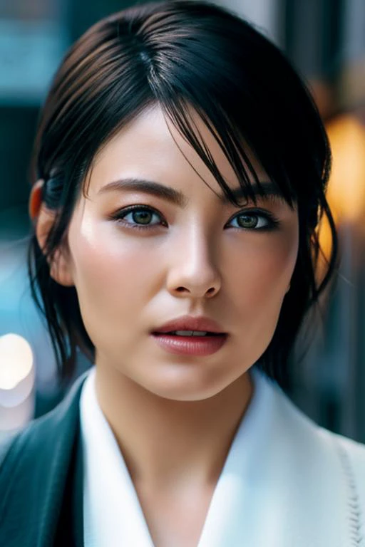 <lora:minamiNamabe_v11:1>, highly detailed, short hair, modelshoot style, (extremely detailed CG unity 8k wallpaper), full shot body photo of the most beautiful artwork in the world, downtown fashion top model, Victoria Secret Inspired Makeup Look, profess...