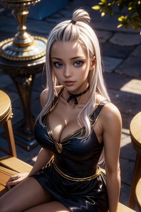 (ultra realistic,32k, masterpiece:1.2),(high detailed skin:1.1),( high quality:1.1),
<lora:eft_fairytail_mirajane:0.8>eft_fairytail_mirajane, (blue eyes:0.5), cleavage, solo, long hair, choker, white hair, collarbone, dress, black dress, bare shoulders, ba...