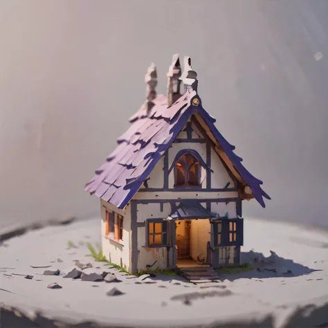 <lora:littlehouse:0.5>, little house, victorian, haunted, abandoned, <clip:skip:2>, masterpiece, 8k, high resolution, sharp focus, shallow depth of field