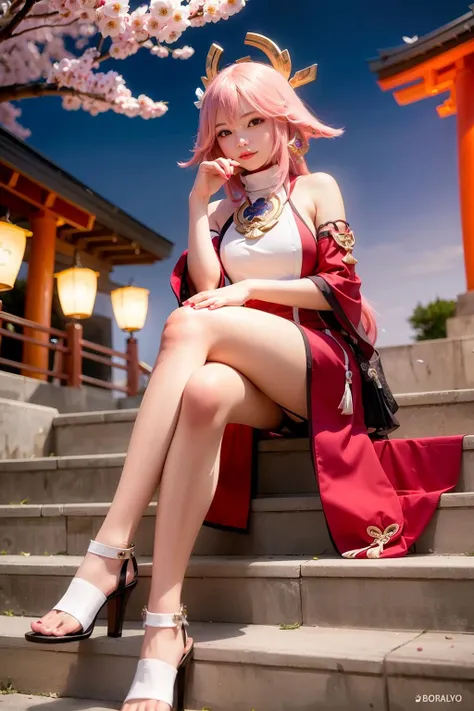 yae miko (genshin impact) 八重神子（原神）