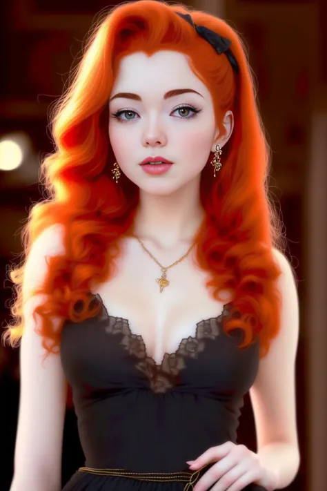 photo of (littlebruke), a woman as a movie star, (stunningly attractive), modelshoot style, (extremely detailed CG unity 8k wallpaper), photo of the most beautiful artwork in the world, professional majestic oil painting by Ed Blinkey, Atey Ghailan, Studio...