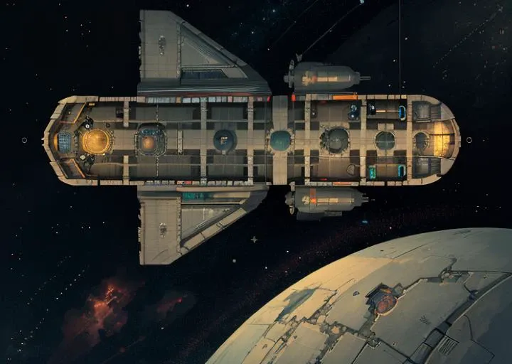 Table Rpg / Starfinder Maps - Spaceships / Space stations