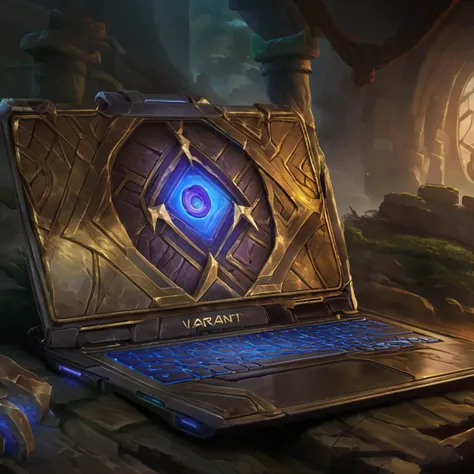 fantastic detailed photography of a perfect laptop computer, intricate details, detailed background
league of legends, legends of runeterra, valorant, lolsplashart, mlbbsplashart