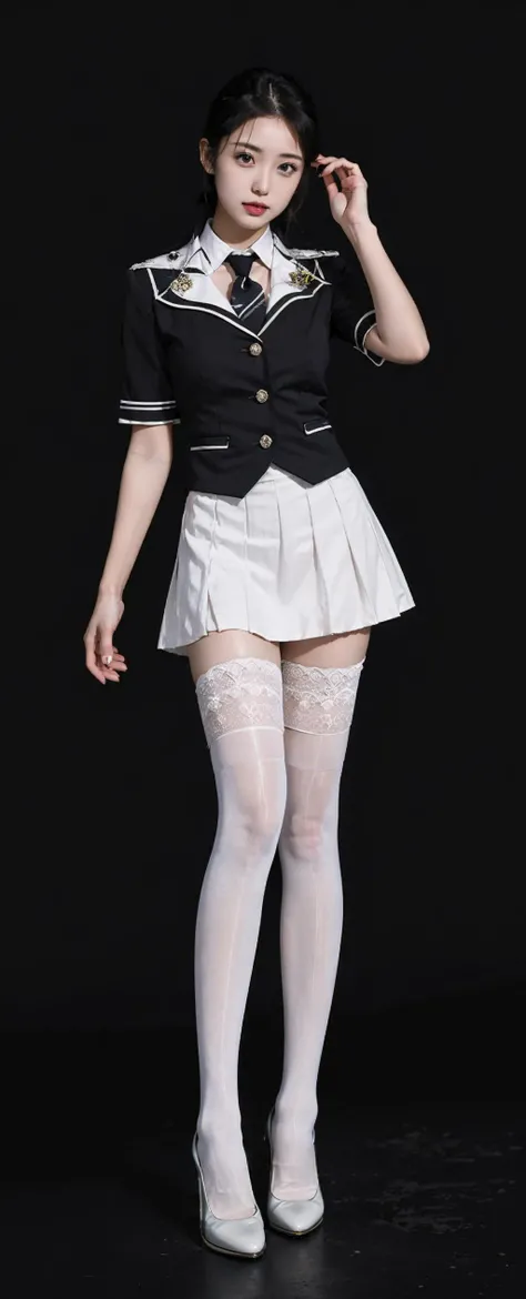 tutu's HiSilk(8D White Glossy Over-the-Knee Socks)/ 图图的嗨丝（8D白色油亮长筒袜）/チュチュのハイシー（8D白色のオイル光沢長い膝上靴下）