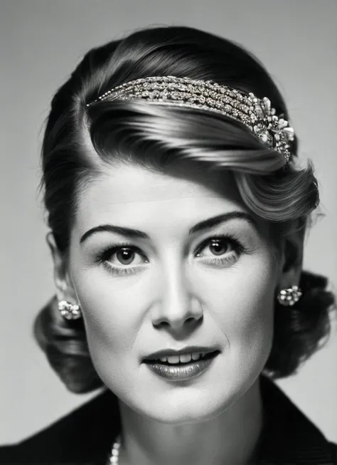 analog style, modelshoot style, A 1930s professional photograph of sks woman, ((detailed face)), (High Detail), Sharp, 8k, ((bokeh)), <lora:locon_rosamund_v1_from_v1_64_32:1.3>