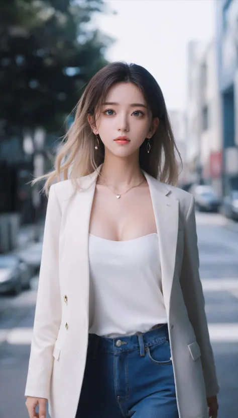 anime, detailed eyes, Perfect features, (masterpiece), (best quality), (good quality), intricate details, earrings, Ray Tracing, (Depth of field),