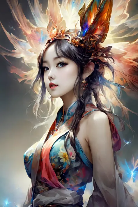 official art, highest details, beautiful and aesthetic, fractal art, colorful,
masterpiece, best quality, 1girl,  <lora:kwFemale_Beta40-SDXL_v1:1>, asian