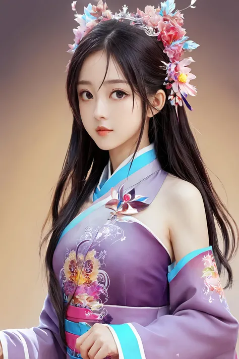 official art, highest details, beautiful and aesthetic, fractal art, colorful,
masterpiece, best quality, 1girl,  <lora:kwFemaleBeta42_SDXL_v1:1>, chinese,waifu