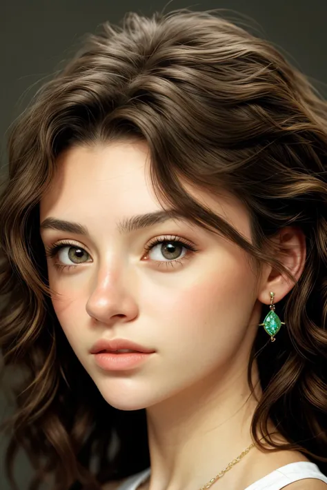 realistic photo of <lora:sd15_SavannahRaeDemers_locon_64_v1-000006:1> SavannahRaeDemers, focus on eyes, close up on face, wearing jewelry, hair styled as layered curls,