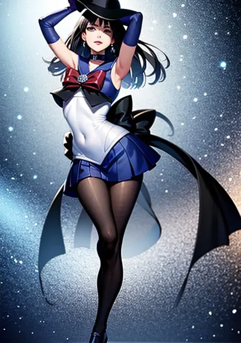 <lora:hotaruTomoeSailorSaturn_v10:1> sailor saturn