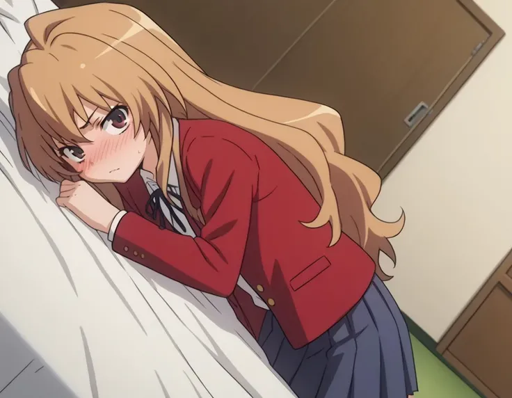 score_9, score_8_up, score_7_up, source_anime,
taigaaisaka, <lora:taiga-aisaka-s1-ponyxl-lora-nochekaiser:1>,
taiga aisaka, long hair, brown hair, brown eyes,
school uniform, oohashi high school uniform, jacket, red jacket, long sleeves, shirt, white shirt...
