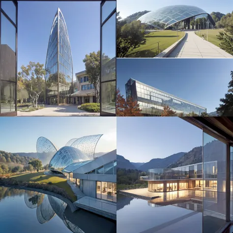 masterpiece, best quality,
The building looks like a giant twisted ribbon, curving and looping around itself. It is made of glass and steel, reflecting the light and the surrounding scenery. It has no windows or doors, only openings that lead to different ...