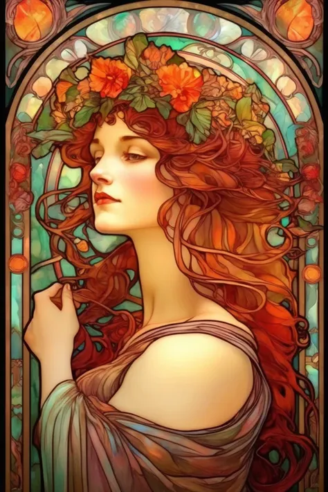 Alphonse Mucha Style