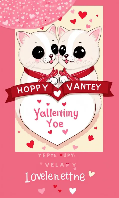 Vcards2024, valentine, simple background, love heart, cute, adorable, best quality