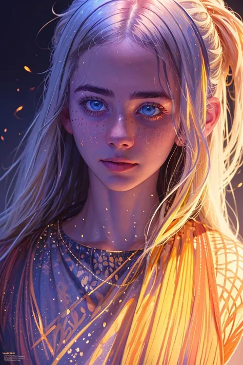 young woman fr3yaallan (art by Brian Wildsmith|Bob Byerley)  <lora:Blacklight:0.86> Blacklight, subsurface scattering, ultra hd, 4k, high def, Photorealistic, Hyperrealistic, Hyper detailed, analog style, realistic, masterpiece, best quality, ultra realist...