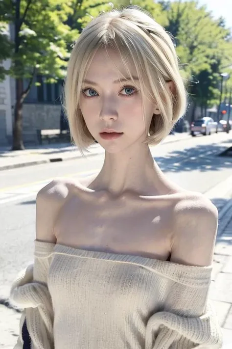 More prominent collarbones