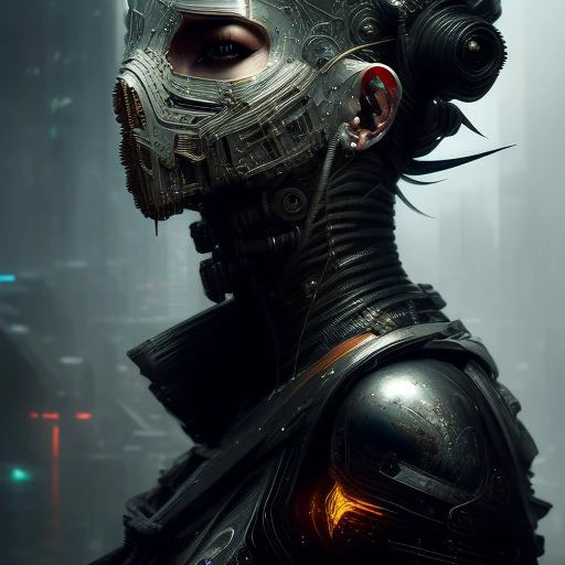 award winning portrait photo of a female rogue assassin, wearing cyberpunk intricate streetwear, (backlighting:1.3), digital painting, concept art, smooth, sharp focus, rule of thirds, dark fantasy,intricate details, medium shot, (shallow depth of field:1....