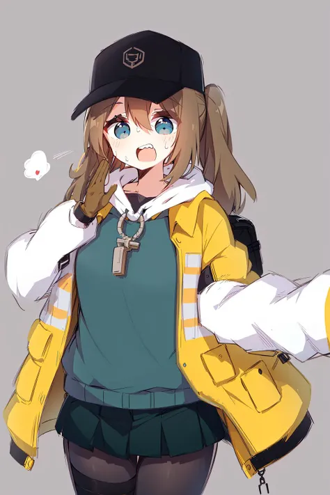 1girl,unparalleled masterpiece, mature female, ((thick thighs, huge chest, mature, adult))

girls_frontline, dima_(girls_frontline), aningay, 1girl, baseball_cap, black_headwear, blue_eyes, blush, brown_hair, cropped_legs, gloves, green_gloves, green_shirt...