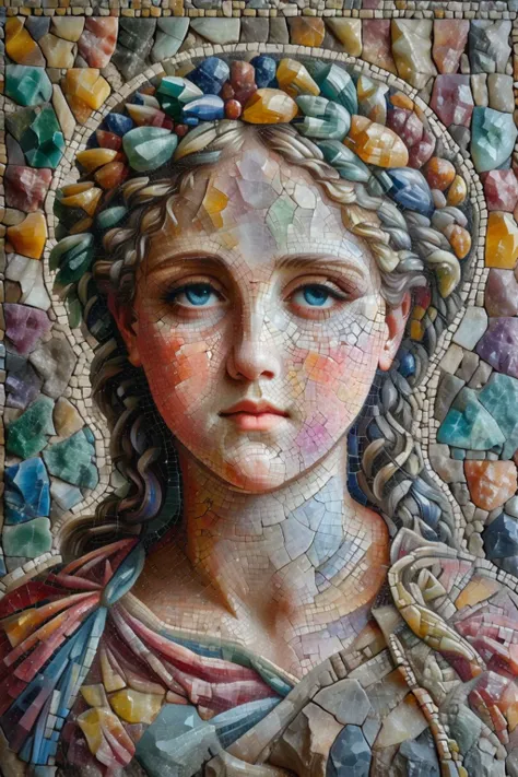 <lora:ral-ntrgmstn-sdxl:1>,<lora:Roman_Mosaic:0.8>,a highly detailed pastel oil painting of ral-ntrgmstn roman mosaic of girl,, (masterpiece, best quality, high quality, highres, ultra-detailed),