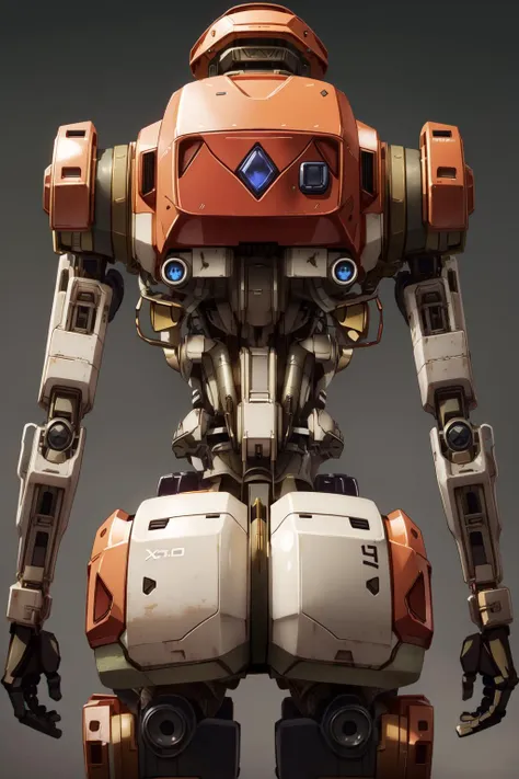 a close up of a robot with a camera on its back