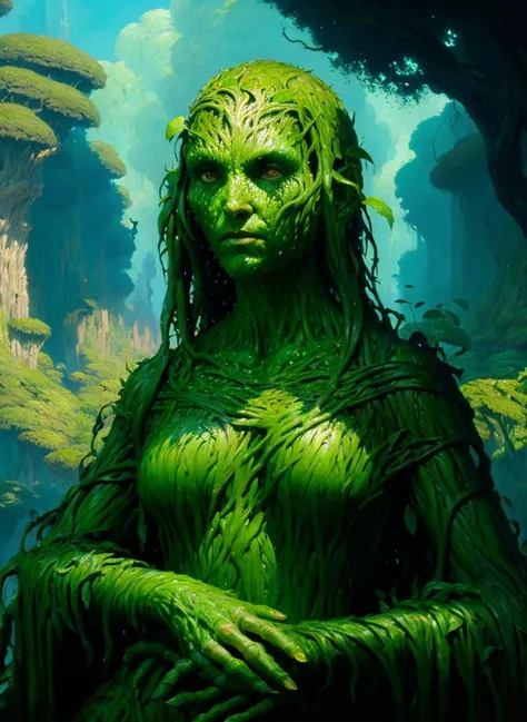 leafskin - Dryad embedding. Make people into wood spirits.