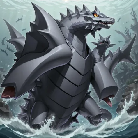 glowing, Yugioh style, Yugioh monster, duel monster, Giant sea monster, bloop, underwater, level: 10 Attribute: Sea Serpent Type: water Attack: 5500 Defense: 3600 outlines, <lora:yugioh:1>