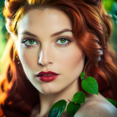 cinematic film still of  <lora:Poison Ivy:1.2>
Poison Ivy  a woman with red hair and green eyes
 <lora:nsfw-xl-2.0:1>, shallow depth of field, vignette, highly detailed, high budget, bokeh, cinemascope, moody, epic, gorgeous, film grain, grainy