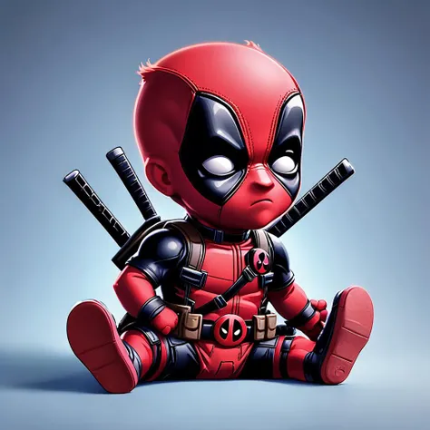 pixar character, deadpool as a baby