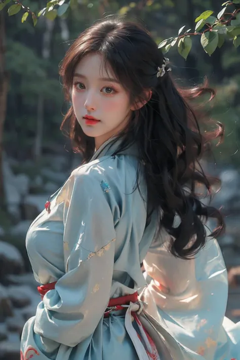 (8k, best quality, masterpiece:1.2), (realistic, photo-realistic:1.37), cute,(nose blush), (closed mouth) beautiful detailed eyes, floating hair,solo, 1girl wearing tangstyle dress(hanstyle,hanfu:1.2) <lora:ExoticDance:0.6> exotic_dance, <lora:HF_legant_Ha...