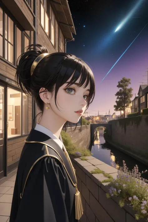 1girl, (streetscape art designed by Jeffrey Smart:1.3) and (Alexander Jansson:1.2) , fantasy art, artistic portrait, hyper detailed, close up of a Dragoncore Studied ([Chicken:molasses:5]:1.3) , Lavender background, dense vegetation and Dwarf Planet Makema...