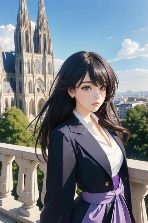 1girl, epic Digital art, elegant, Fashion shot of a Post-Impressionism Figurative ([Yak|Chimpanzee]:1.3) , Puny Cologne Cathedral in background, Mosaic-Like nature and roots, Clear skies, split diopter, Classical, Shameless, Yume Kawaii, Ethereal Lighting,...
