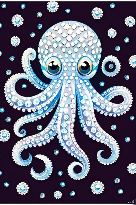 diamondrealmstyle  <lora:diamondrealm_model:0.6> octopus