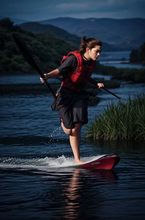 ((full body)), Fat cat floating in kayak, paddling, in motion, action-packed background, correct line, <lora:Detail Slider V2 By Stable :0.4> <lora:NOISEOFFSET_V2_BY_STABLE_YOGI:0.8>