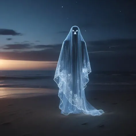 a transparent ghost at night on the beach<lora:sdxl_lora_ships:0.6> <lora:sdxl_lora_pawelT100:1.0>
unreal engine 5 render, a detailed matte photo, photorealism,
crystal clear,(high contrast),
(Gorgeous Photo:1.3) of (Ultra detailed:1.3), 8k, masterpiece, (...