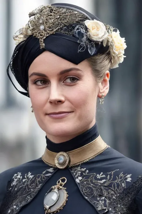 face closeup, (dieselpunk:1.25), lady in Victorian era dress, Victorian era London, soft colors, bokeh, masterpiece, high quality, (high detailed skin:1.1)
<lora:brie_larson_lora_v01:1> brie89