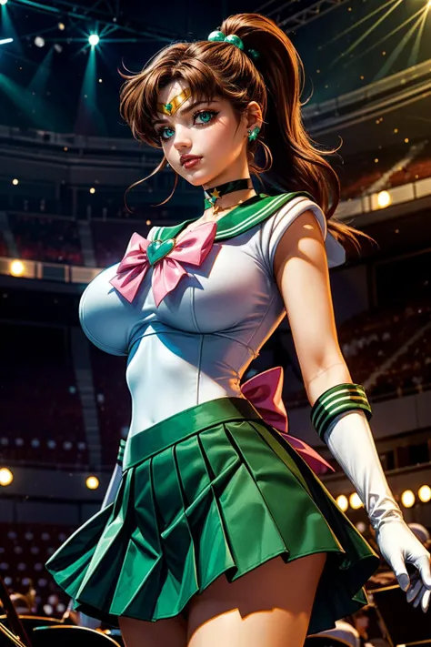 (ultra realistic,32k, masterpiece:1.2),(high detailed skin:1.1),( high quality:1.1),
<lora:EPsmSailorJupiter:0.8>EPsmSailorJupiter,sad, green eyes, brown hair, long hair, ponytail, hair ornament, hair bobbles, brooch, heart brooch, jewelry, tiara, choker, ...