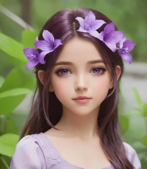 1girl,solo,best quality, high quality, masterpiece, 
 flower, purple flower, <lora:Purple Dom SDXL-000001:0,.8>