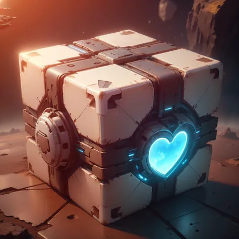 <lora:Type3Tech-21:0.8>, type3tech , scifi,  type 3 civilization ,
 (simple background:1.3), (cube:1.1), heart shape , weighted companion cube