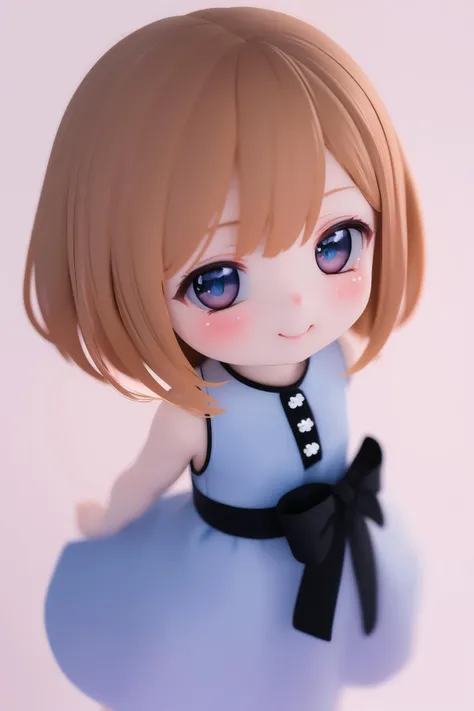 (best quality:1.3),(1 cute young child:1.2),(cute,simple,detailless:1.3),(flat colored eyes:1.4),(chibi:1.4),(small breast,wearing simple smooth dress),(blond well-trimmed short bob hair),(forehead:1.1),(smiling,happy:1.4),(bright face),(arms behind back),...