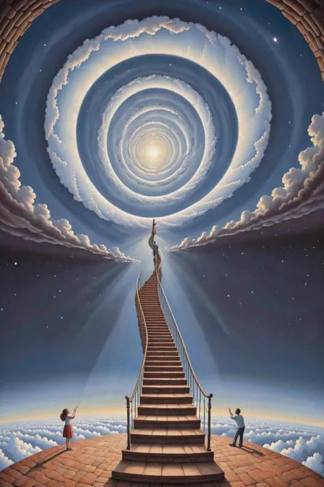 <lora:- SDXL - otclillsn_impossible_geo_V1.0:1>,otclillsn,
Spiral to heaven,by Rob Gonsalves,Rinat Voligamsi,